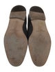 Manolo Blahnik Wool Leather Trim Embellishment Oxfords