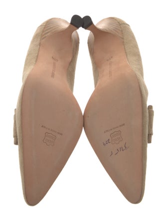 Manolo Blahnik Suede Pumps