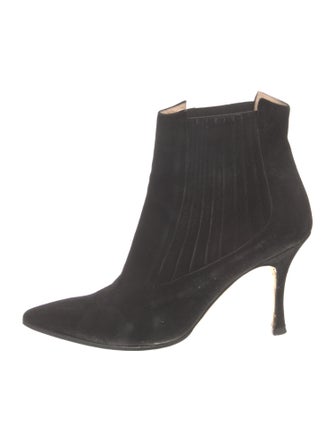 Manolo Blahnik Suede Boots