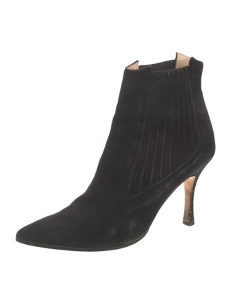 Manolo Blahnik Suede Boots