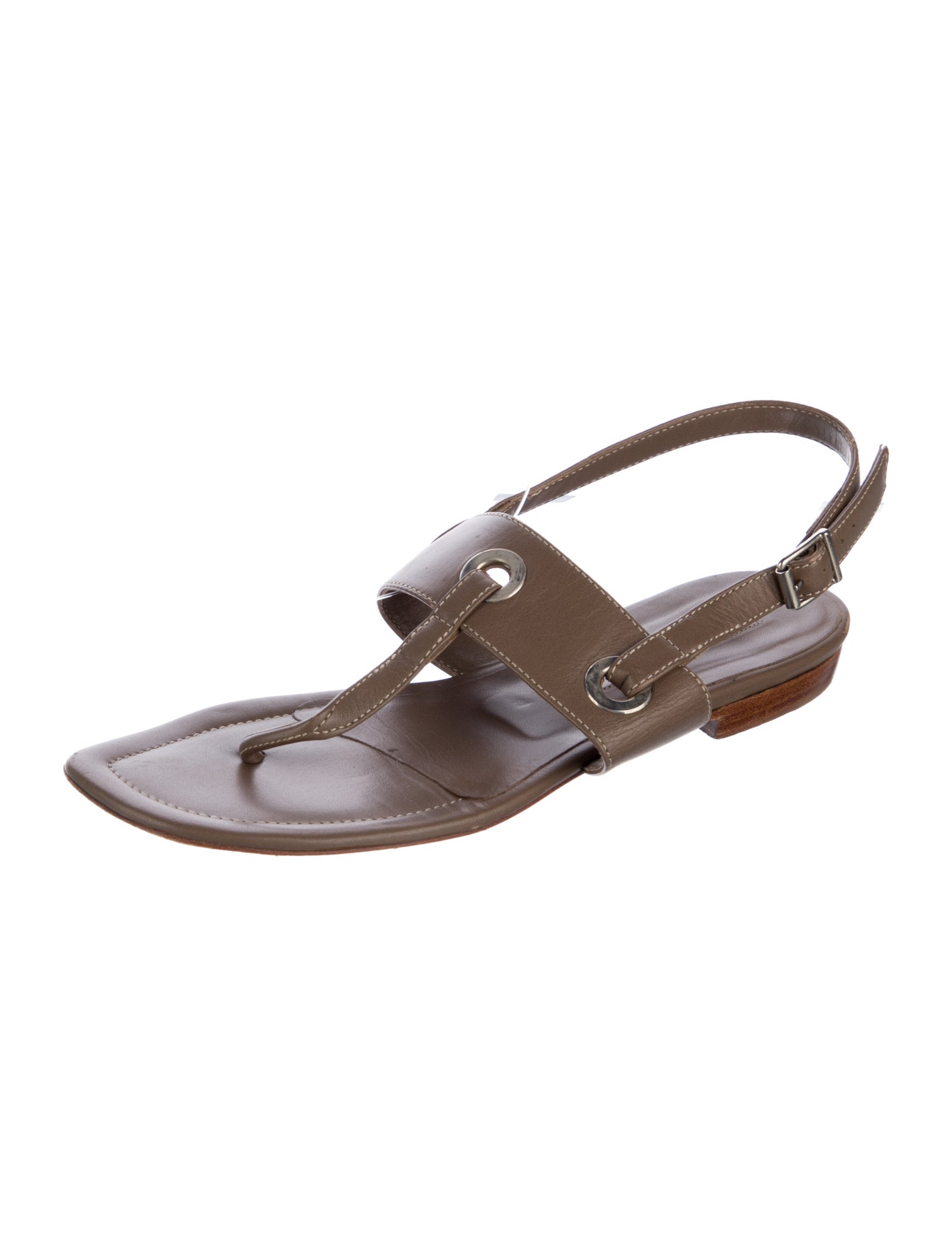 Manolo Blahnik Leather Gladiator Sandals