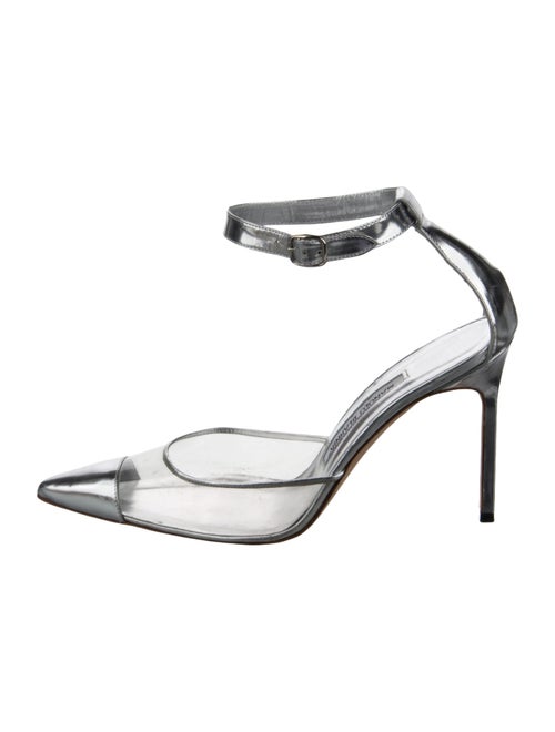 Manolo Blahnik Leather D'Orsay Pumps