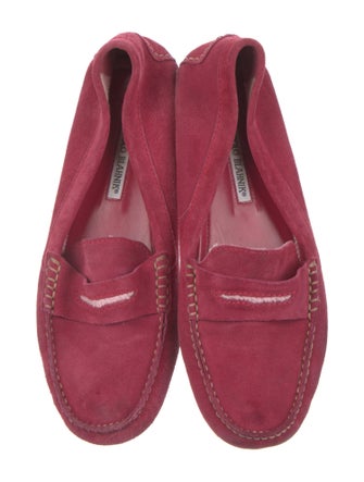 Manolo Blahnik Suede Loafers
