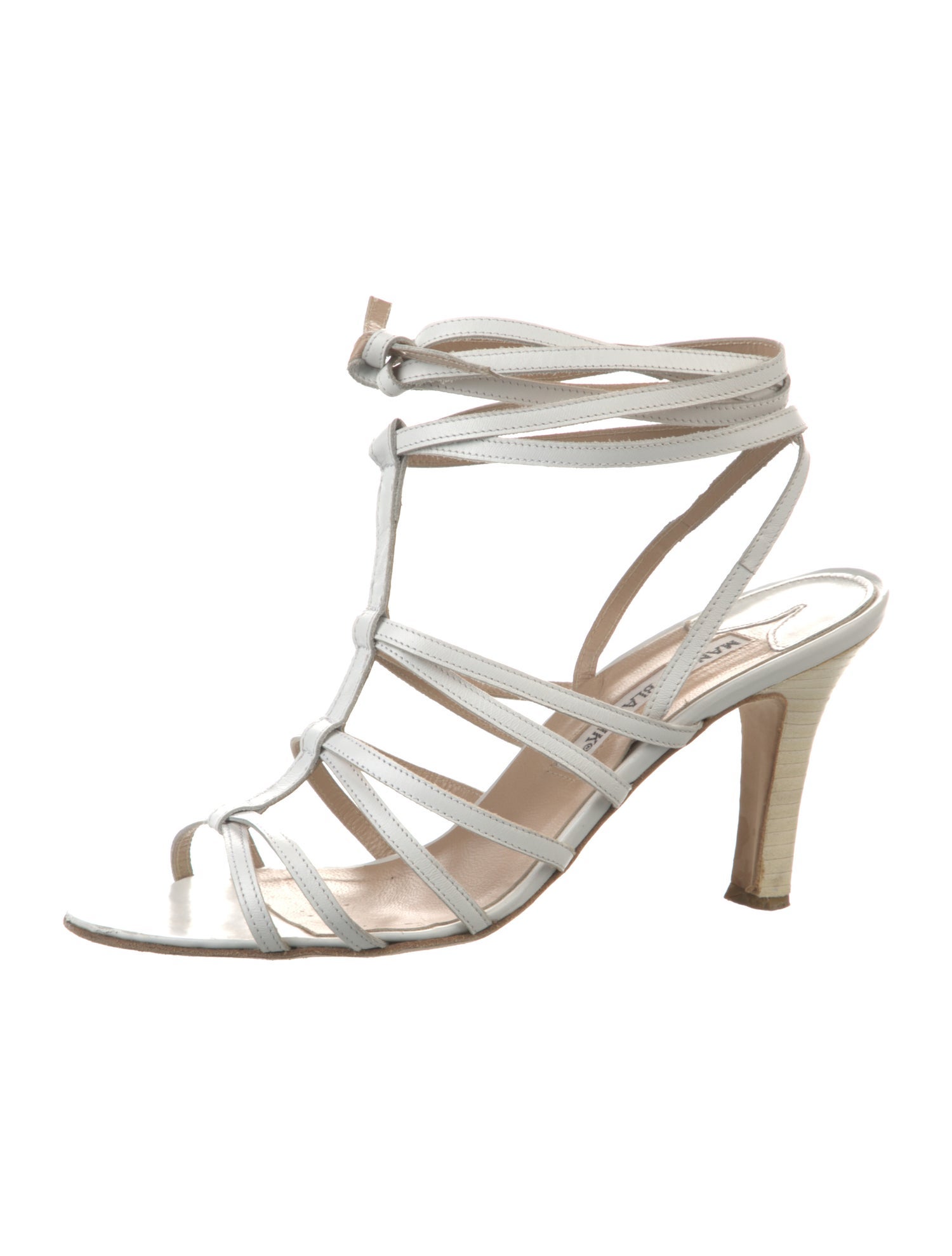 Manolo Blahnik Leather Sandals