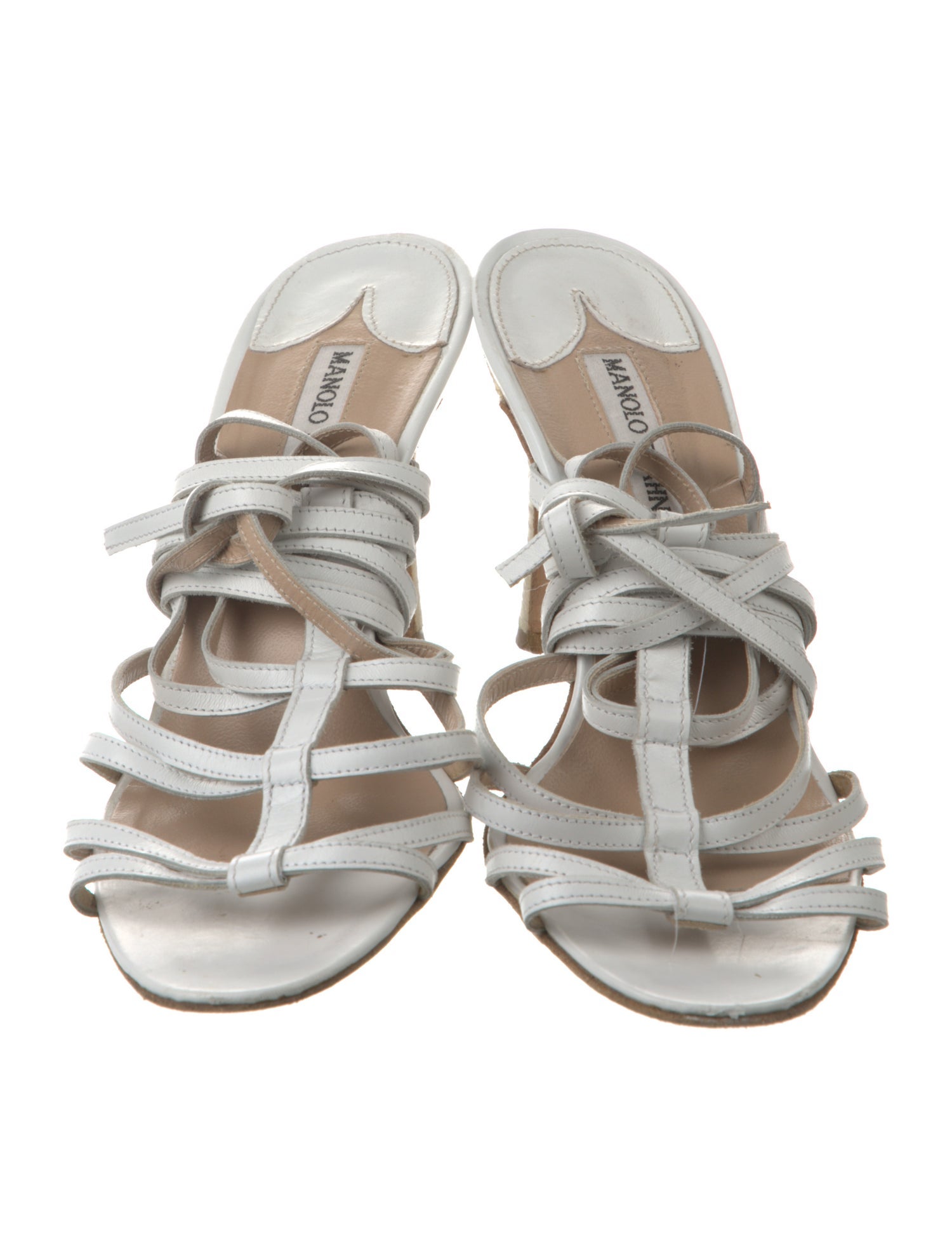 Manolo Blahnik Leather Sandals