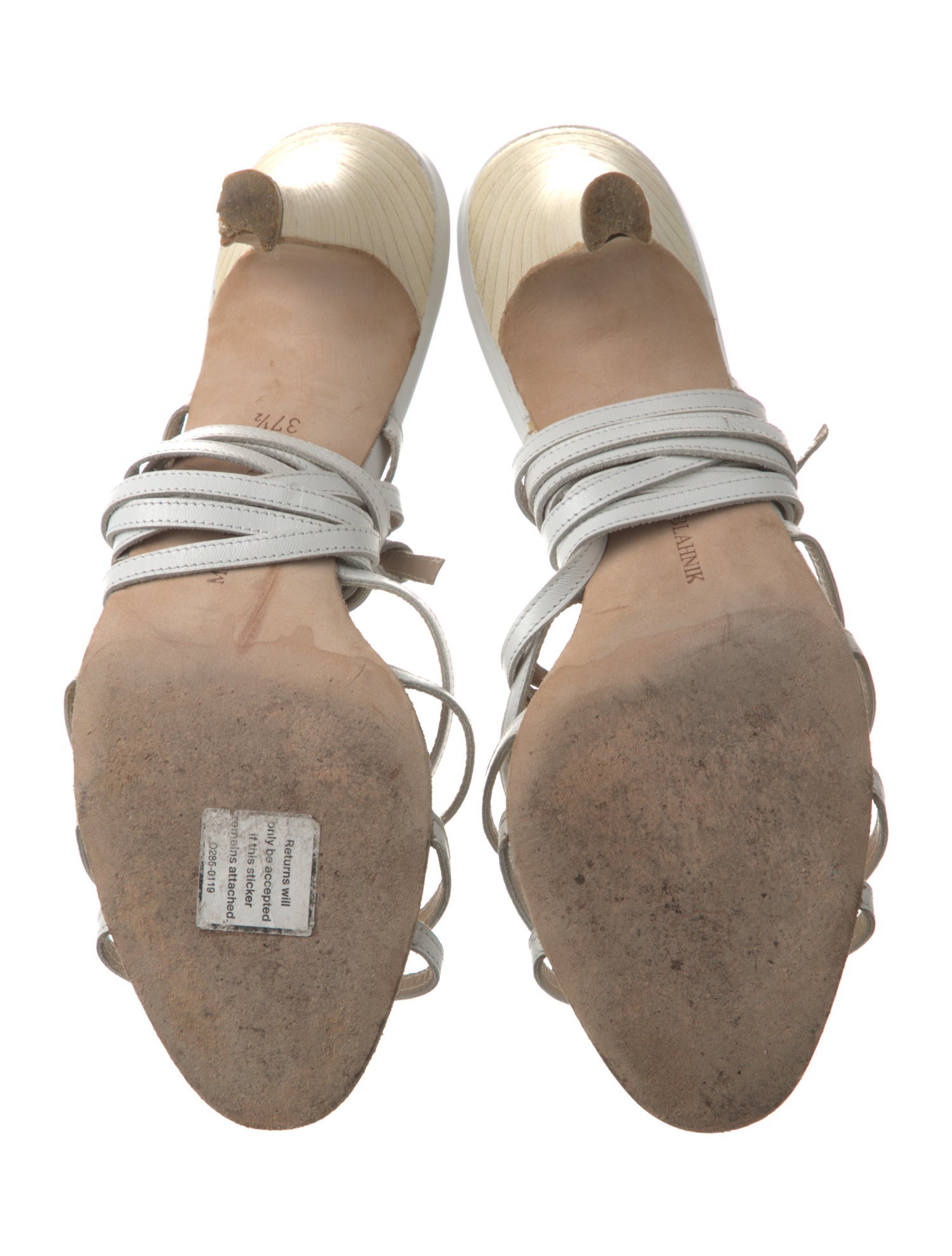 Manolo Blahnik Leather Sandals