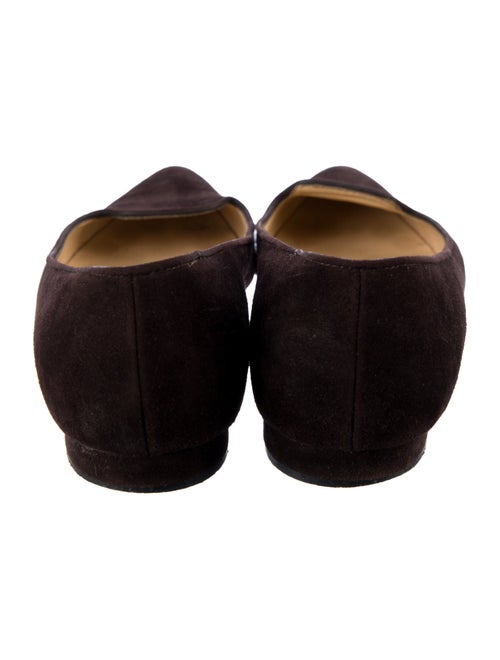 Manolo Blahnik Suede Ballet Flats
