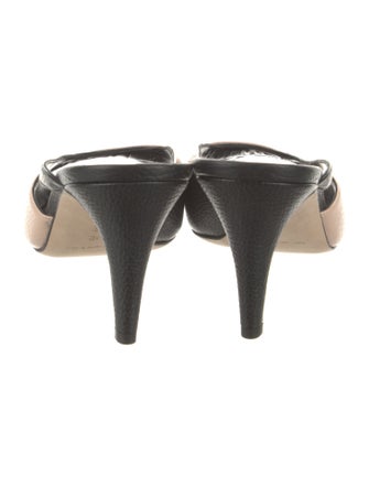Manolo Blahnik Leather Slides