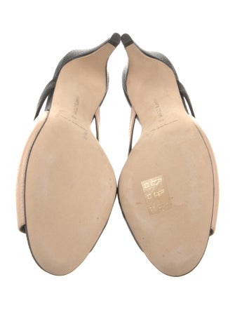 Manolo Blahnik Leather Slides