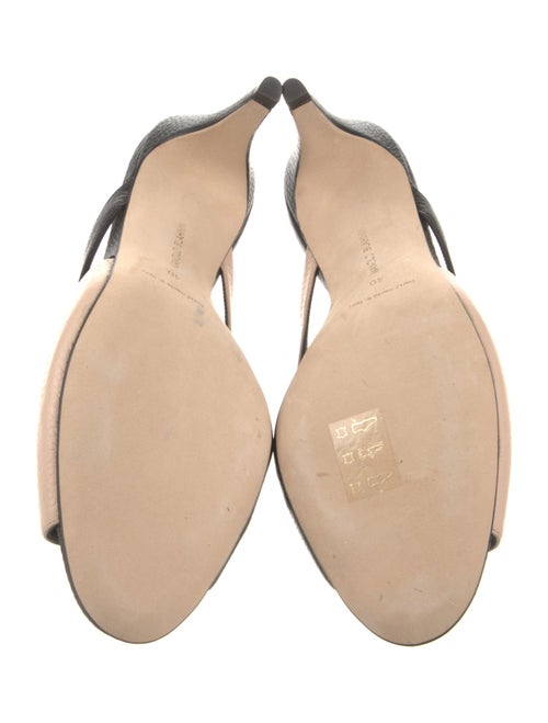 Manolo Blahnik Leather Slides