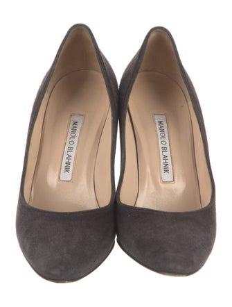 Manolo Blahnik Suede Pumps
