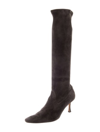 Manolo Blahnik Suede Boots