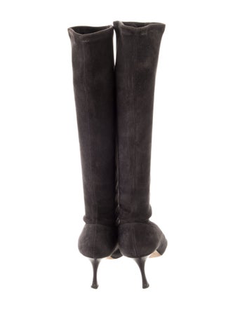 Manolo Blahnik Suede Boots
