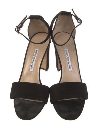 Manolo Blahnik Suede Sandals