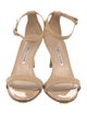 Manolo Blahnik Patent Leather Sandals