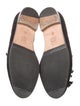 Manolo Blahnik Suede Whipstitch Trim Loafers