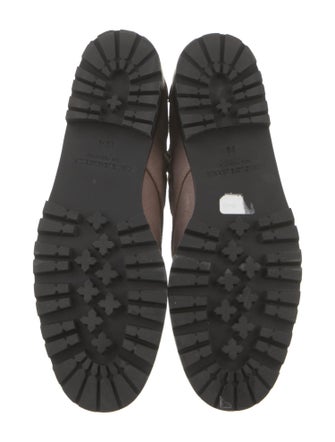 Manolo Blahnik Suede Combat Boots