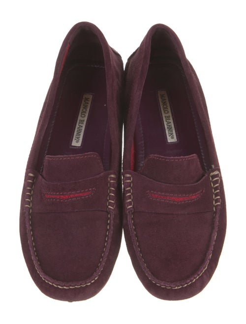Manolo Blahnik Suede Loafers