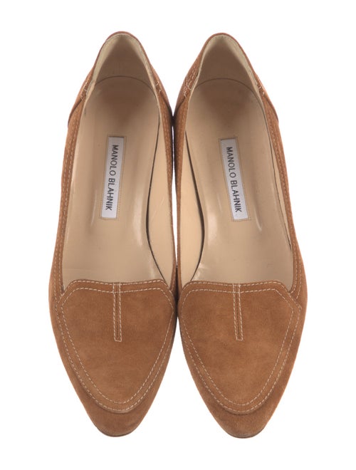 Manolo Blahnik Suede Loafers