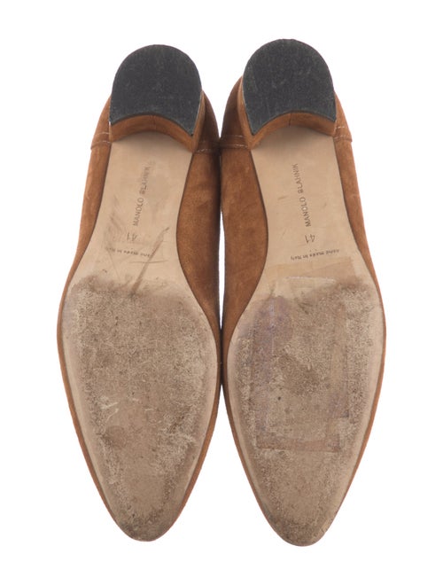Manolo Blahnik Suede Loafers