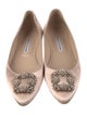 Manolo Blahnik Hangisi Satin Flats