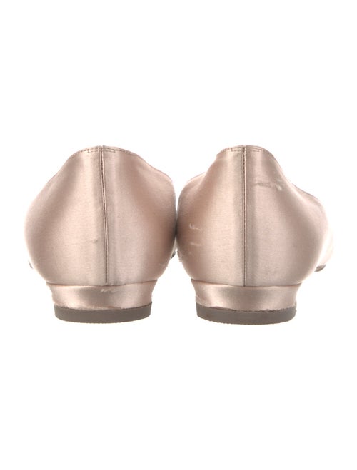 Manolo Blahnik Hangisi Satin Flats