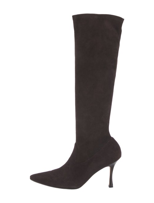 Manolo Blahnik Suede Boots
