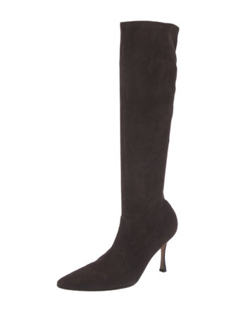 Manolo Blahnik Suede Boots