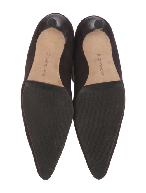 Manolo Blahnik Suede Boots