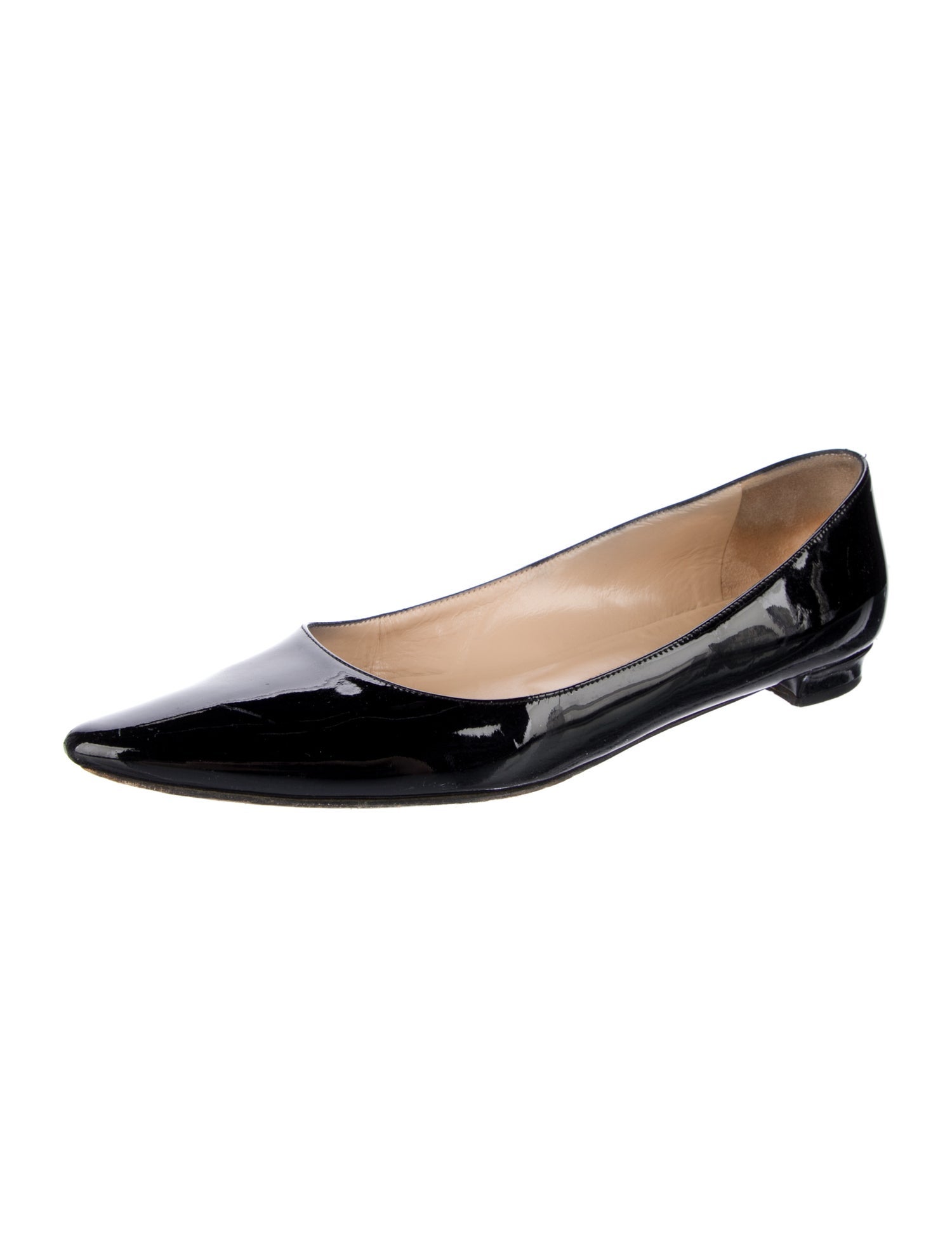 Manolo Blahnik Patent Leather Flats