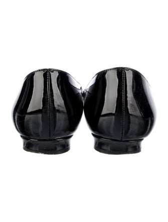 Manolo Blahnik Patent Leather Flats