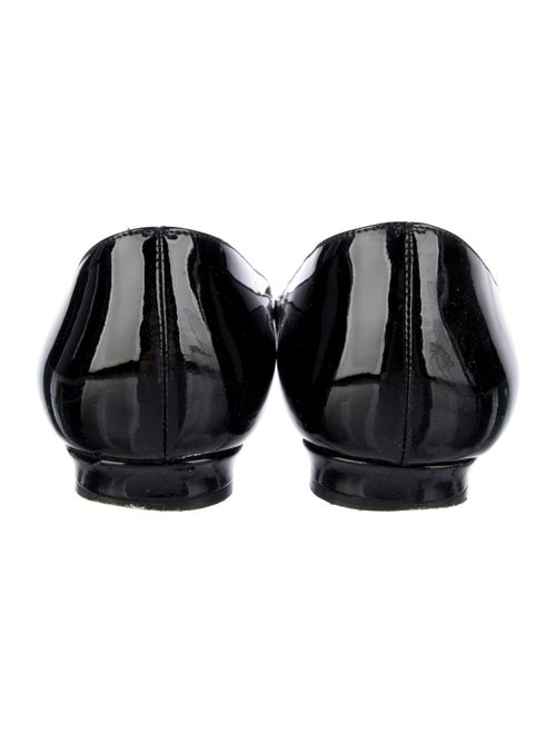 Manolo Blahnik Patent Leather Flats
