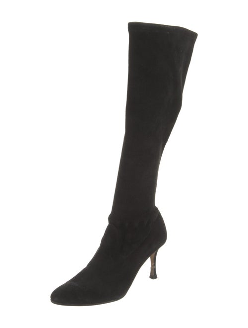 Manolo Blahnik Suede Boots
