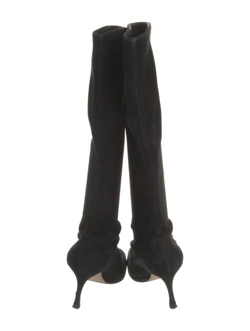 Manolo Blahnik Suede Boots