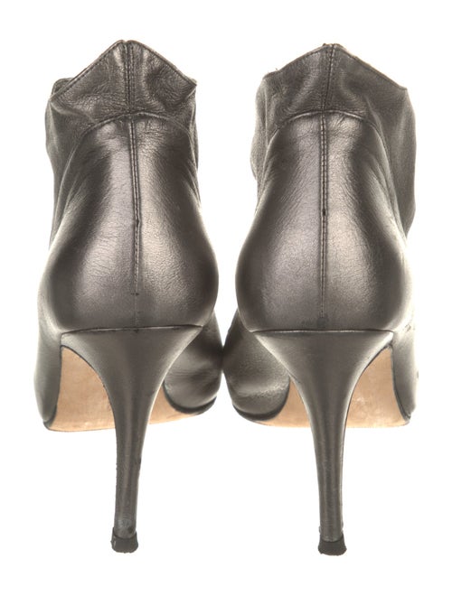 Manolo Blahnik Leather Lace-Up Boots