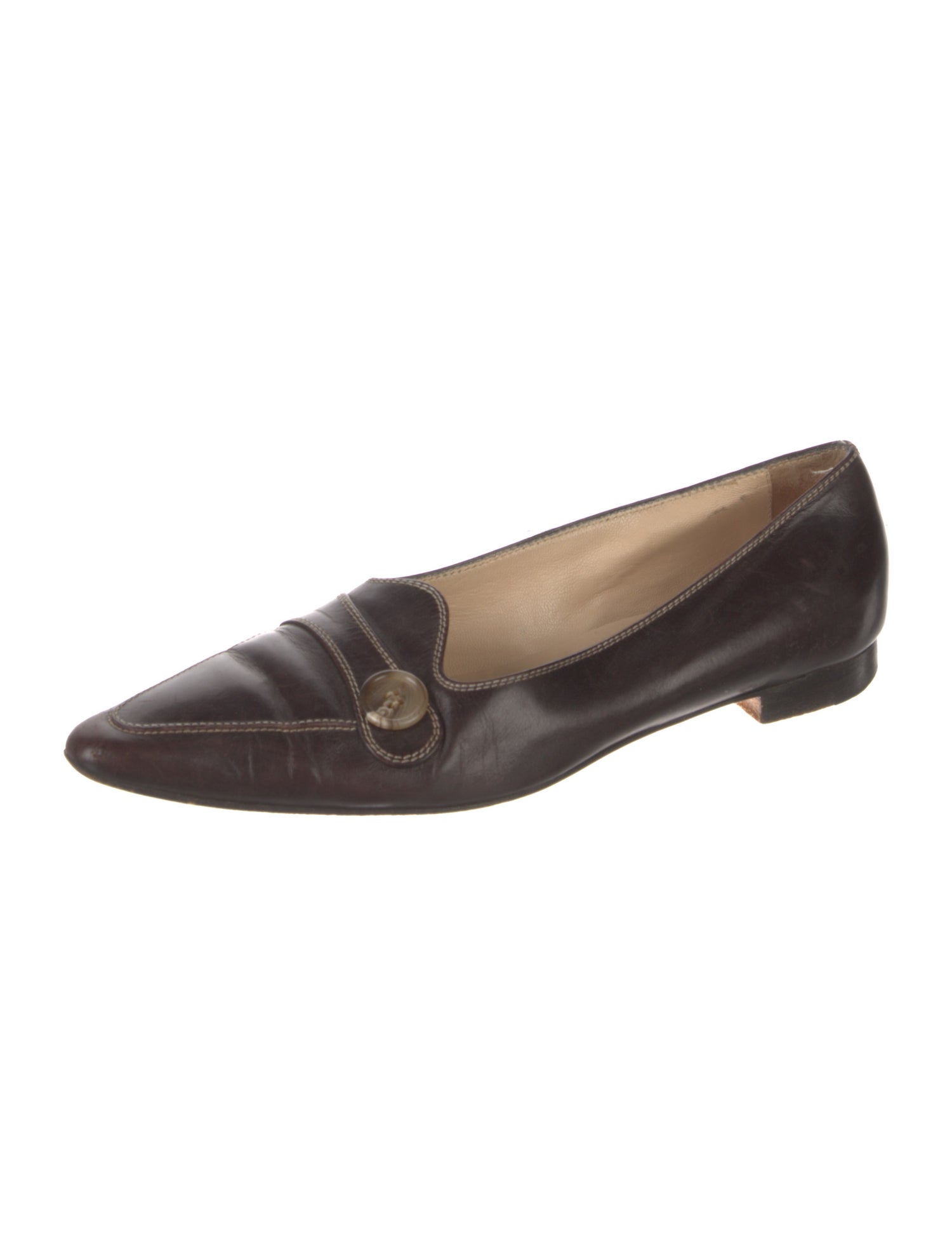 Manolo Blahnik Leather Loafers