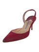 Manolo Blahnik Suede Slingback Pumps