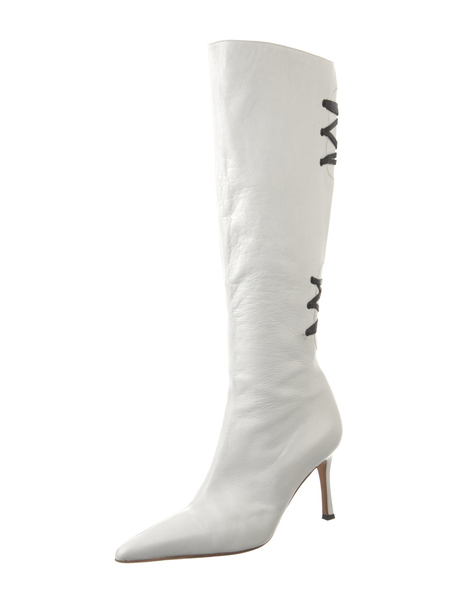 Manolo Blahnik Leather Boots