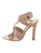 Manolo Blahnik Patent Leather T-Strap Sandals