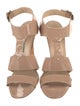 Manolo Blahnik Patent Leather T-Strap Sandals