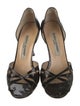 Manolo Blahnik Patent Leather Sandals