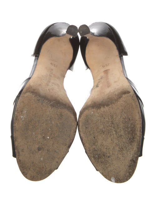 Manolo Blahnik Patent Leather Sandals