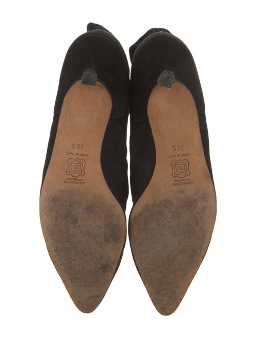 Manolo Blahnik Velvet Crystal Embellishments Pumps