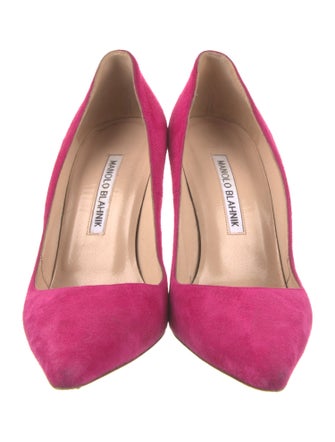 Manolo Blahnik Suede Pumps