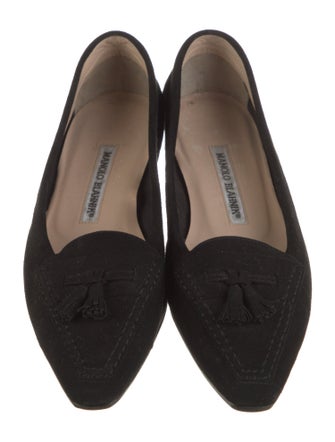 Manolo Blahnik Suede Loafers