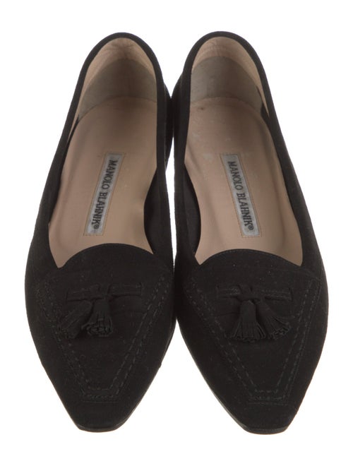 Manolo Blahnik Suede Loafers