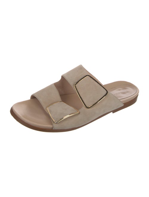 Manolo Blahnik Suede Slides