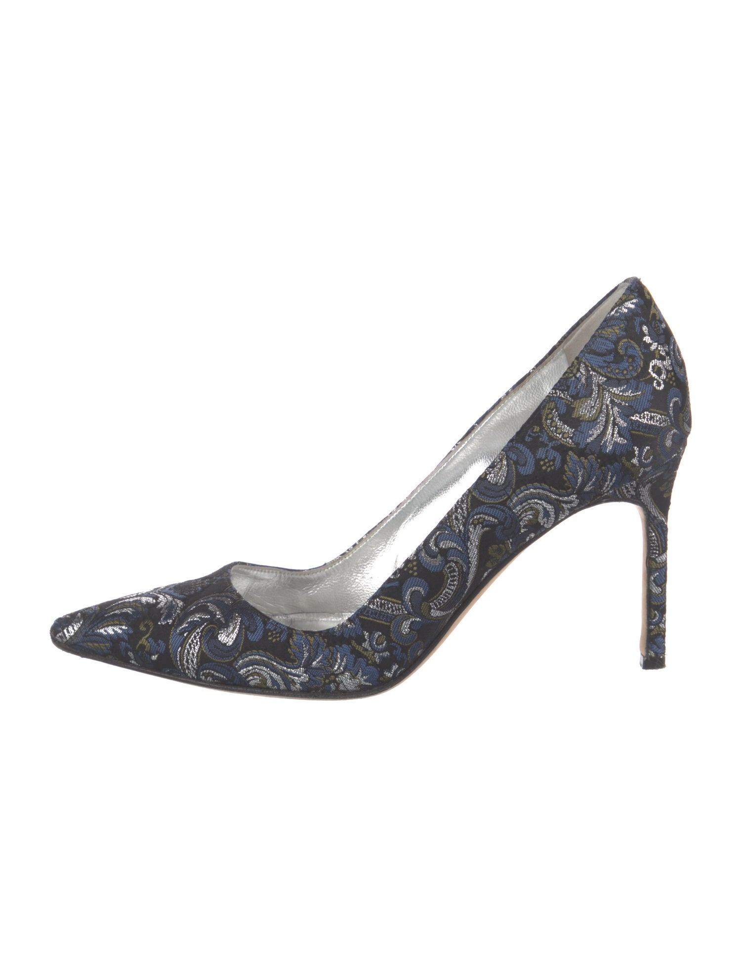 Manolo Blahnik Printed Pumps