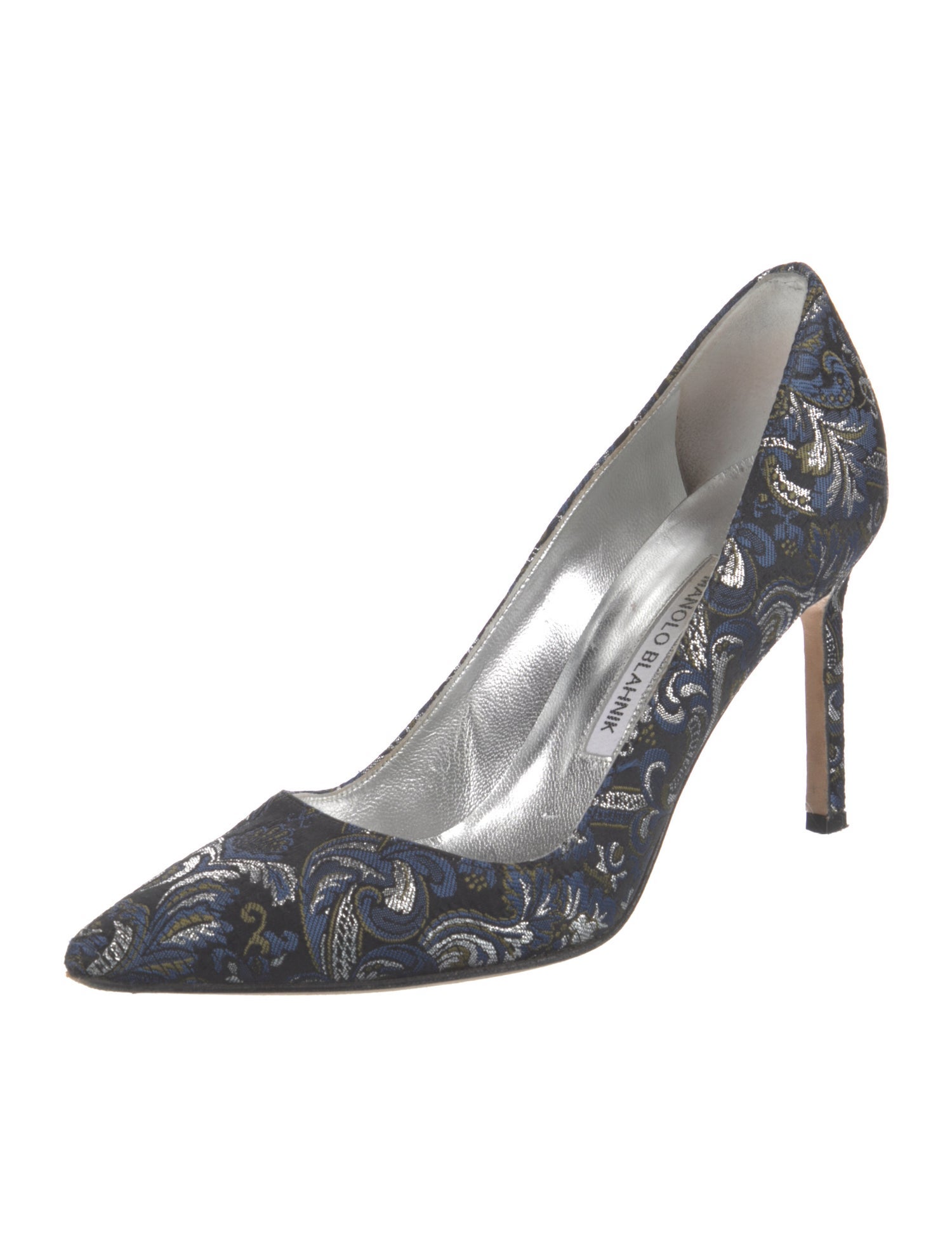 Manolo Blahnik Printed Pumps