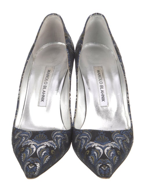 Manolo Blahnik Printed Pumps